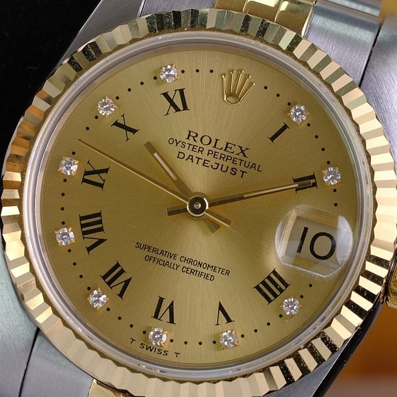 Authentic Rolex 31mm Datejust 68273 18k Yellow Gold /Stainless Steel Jubilee - Picture 1 of 9